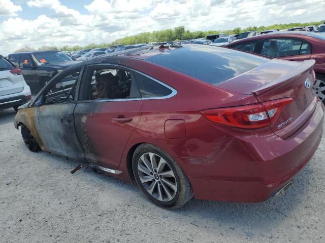 5NPE34AF5FH085050 - 2015 HYUNDAI SONATA SPORT BURGUNDY photo 2