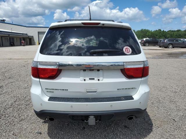 1C4SDJET3DC552683 - 2013 DODGE DURANGO CITADEL WHITE photo 6