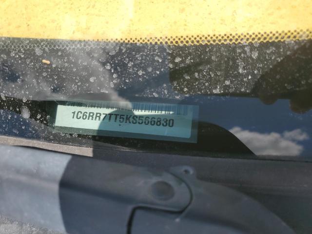 1C6RR7TT5KS566830 - 2019 RAM 1500 CLASS SLT 灰色 照片 12