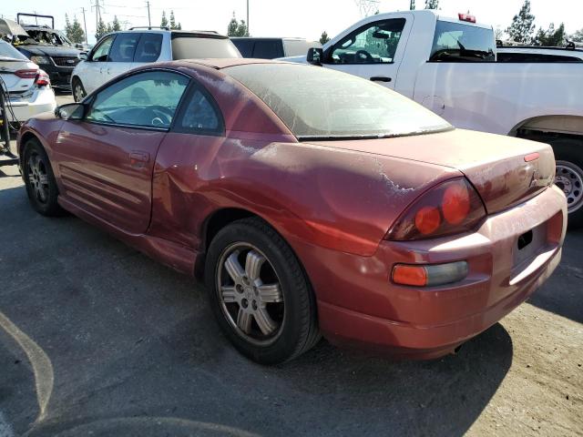 4A3AC84L2YE012936 - 2000 MITSUBISHI ECLIPSE GT BURGUNDY photo 2