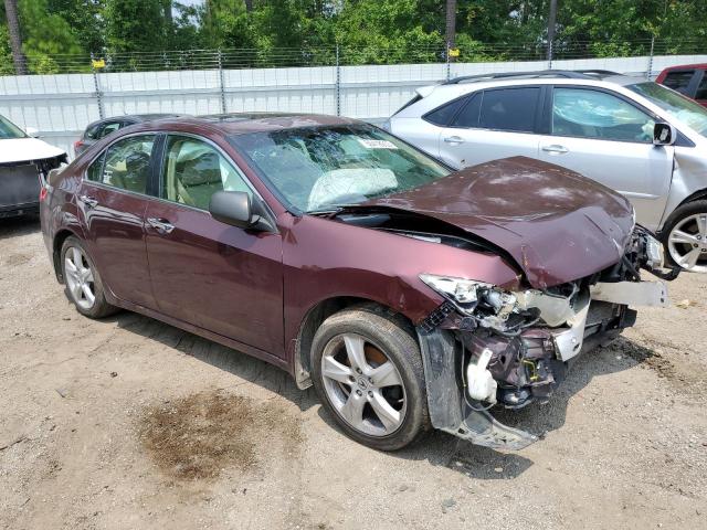 JH4CU2F65AC004732 - 2010 ACURA TSX BURGUNDY photo 4