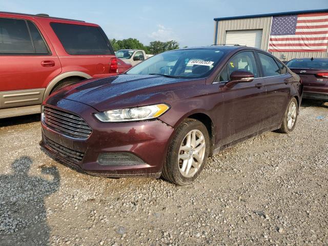 3FA6P0HR9DR168580 - 2013 FORD FUSION SE MAROON photo 1