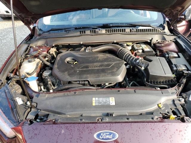 3FA6P0HR9DR168580 - 2013 FORD FUSION SE MAROON photo 11