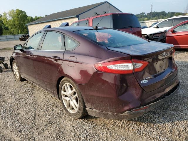 3FA6P0HR9DR168580 - 2013 FORD FUSION SE MAROON photo 2