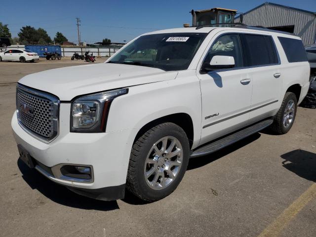 1GKS2JKJXFR219457 - 2015 GMC YUKON XL DENALI WHITE photo 1