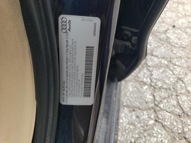 WAUHGAFC0DN025962 - 2013 AUDI A6 PRESTIGE ლურჯი ფოტო 13