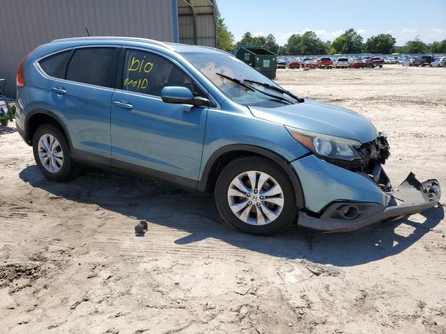 2HKRM3H78EH561538 - 2014 HONDA CR-V EXL BLUE photo 4