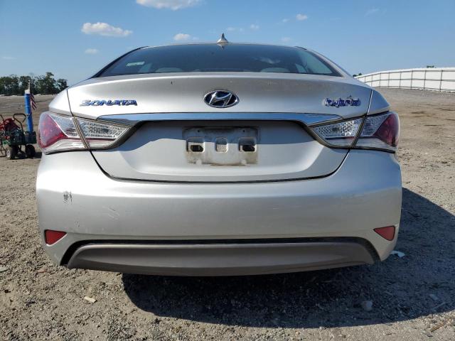 KMHEC4A44CA043644 - 2012 HYUNDAI SONATA HYBRID SILVER photo 6