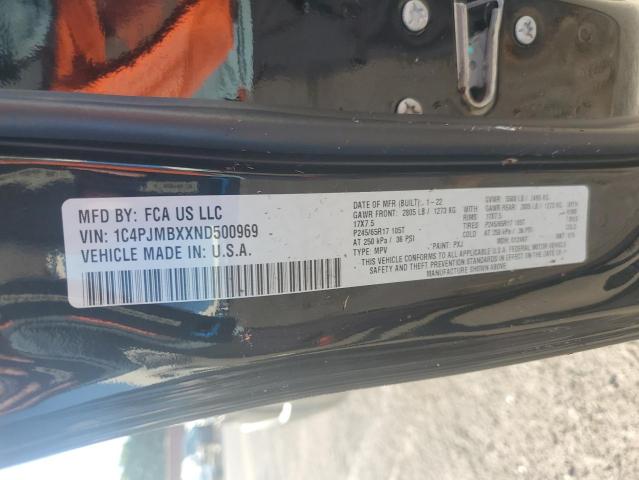 1C4PJMBXXND500969 - 2022 JEEP CHEROKEE TRAILHAWK 黑色 照片 13