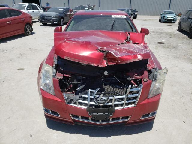 1G6DP5E34D0108448 - 2013 CADILLAC CTS PREMIUM COLLECTION RED photo 5