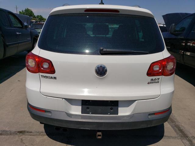 WVGBV7AX6BW534968 - 2011 VOLKSWAGEN TIGUAN S WHITE photo 6