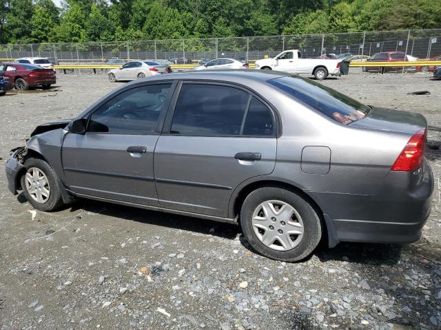 2HGES16315H549363 - 2005 HONDA CIVIC DX VP GRAY photo 2