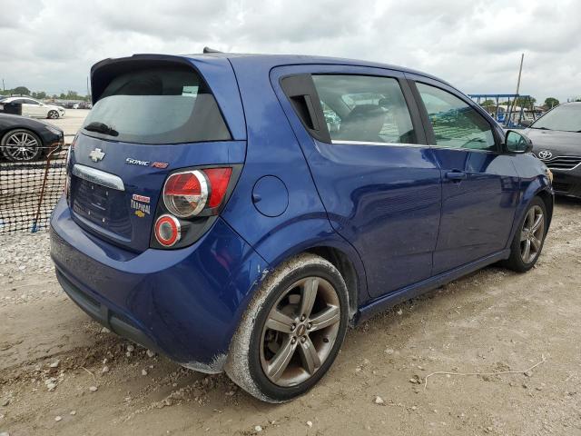 1G1JH6SB3E4120270 - 2014 CHEVROLET SONIC RS BLUE photo 3