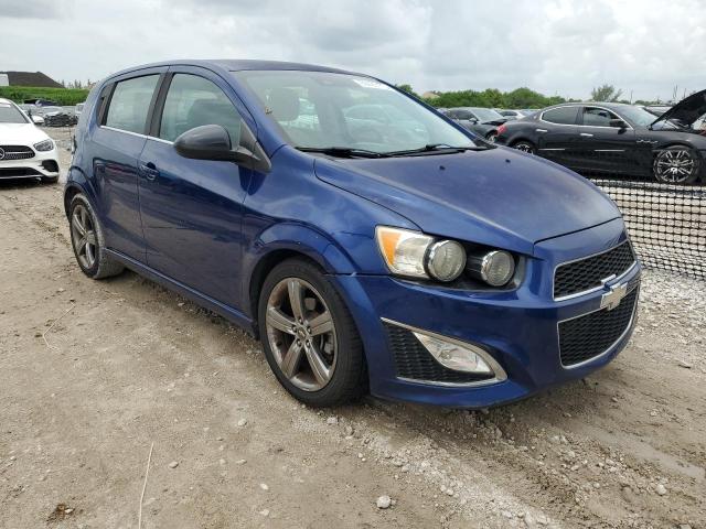 1G1JH6SB3E4120270 - 2014 CHEVROLET SONIC RS BLUE photo 4