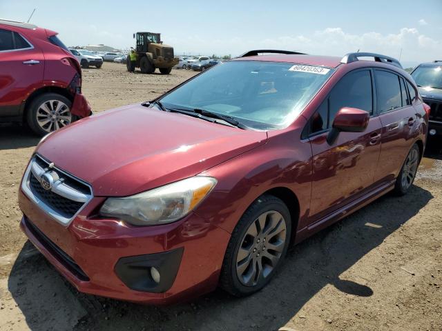 JF1GPAL67DH835249 - 2013 SUBARU IMPREZA SPORT PREMIUM BURGUNDY photo 1