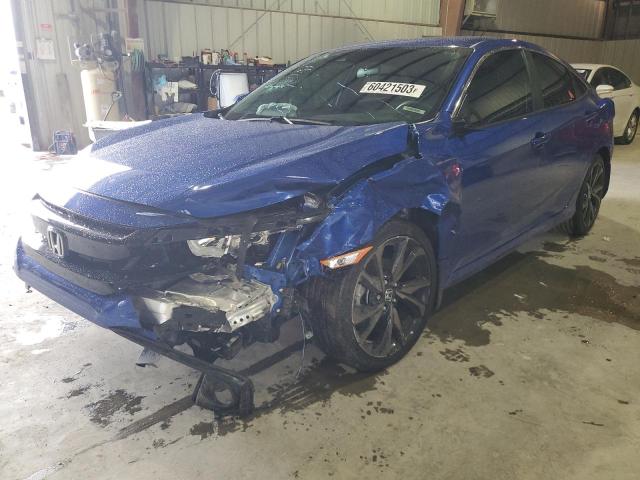 2HGFC2E86LH555113 - 2020 HONDA CIVIC SPORT 蓝色 照片 1