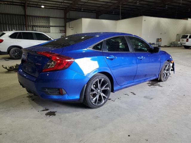 2HGFC2E86LH555113 - 2020 HONDA CIVIC SPORT 蓝色 照片 3