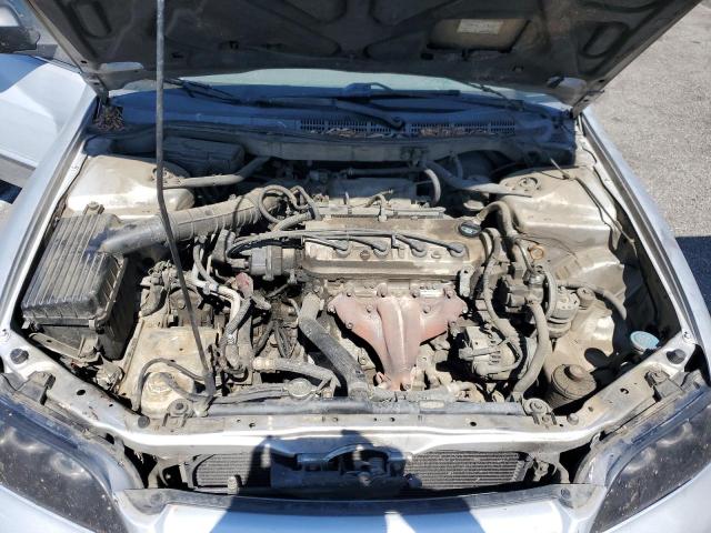 1HGCF86601A041263 - 2001 HONDA ACCORD VALUE SILVER photo 11