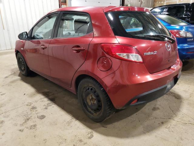 JM1DE1KY6E0180443 - 2014 MAZDA MAZDA2 SPORT RED photo 2