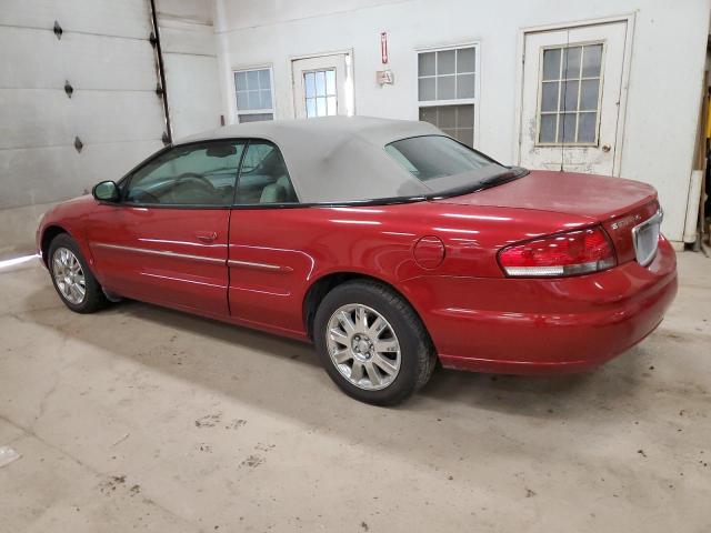 1C3EL65R25N649515 - 2005 CHRYSLER SEBRING LIMITED BURGUNDY photo 2