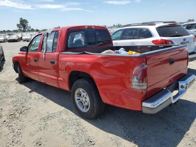 1B7GL2AX41S169246 - 2001 DODGE DAKOTA QUAD RED photo 2