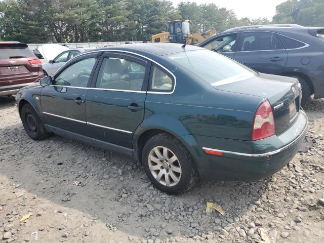 WVWPD63B42P138363 - 2002 VOLK PASSAT GLS GREEN photo 2