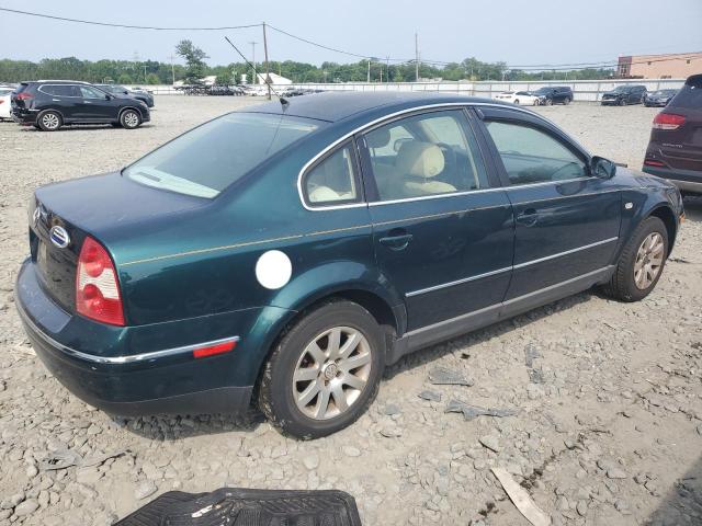 WVWPD63B42P138363 - 2002 VOLK PASSAT GLS GREEN photo 3