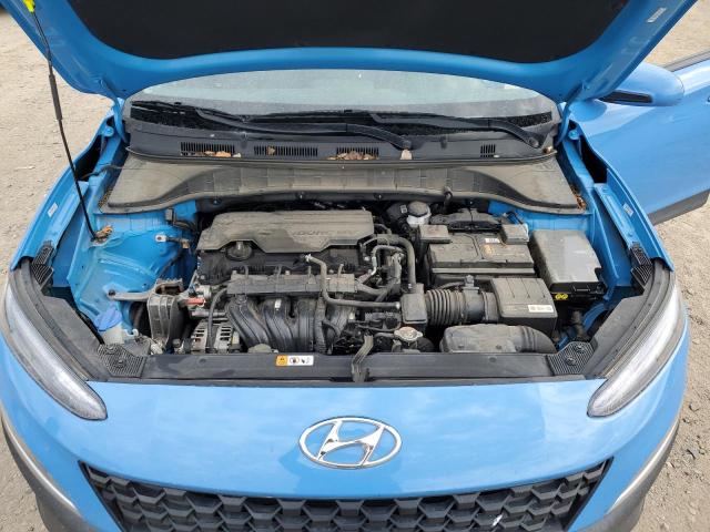 KM8K22AB6NU813904 - 2022 HYUNDAI KONA SEL BLUE photo 12