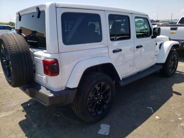 1C4JJXP6XPW516779 - 2023 JEEP WRANGLER SAHARA 4XE WHITE photo 3