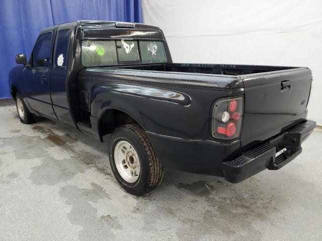 1FTCR14A5TPA17741 - 1996 FORD RANGER SUPER CAB BLACK photo 2