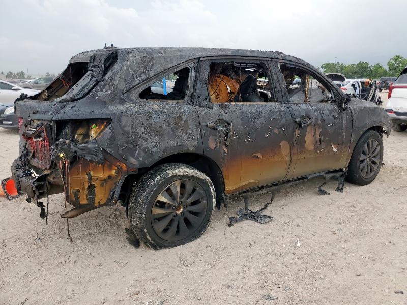 5FRYD3H44GB018186 - 2016 ACURA MDX TECHNOLOGY BURN photo 3