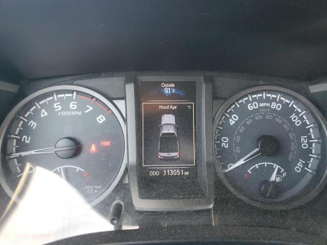 5TFSZ5AN4GX046566 - 2016 TOYOTA TACOMA ACCESS CAB ვერცხლისფერი ფოტო 9