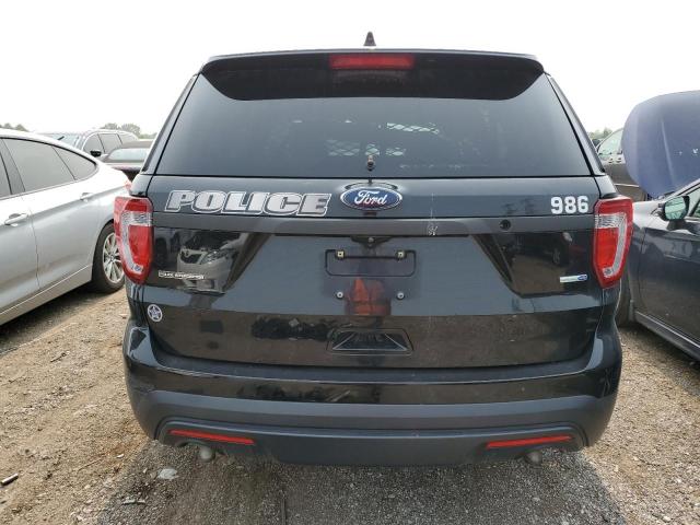 1FM5K8AR4HGE02145 - 2017 FORD EXPLORER POLICE INTERCEPTOR BLACK photo 6