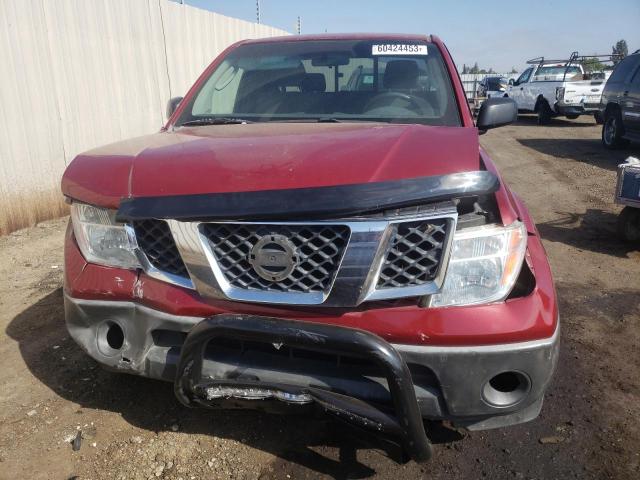 1N6BD06T26C462790 - 2006 NISSAN FRONTIER KING CAB XE BURGUNDY photo 5