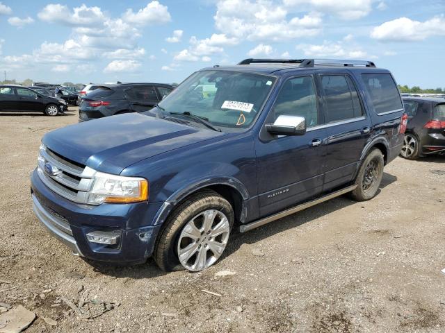 1FMJU1MT8GEF14576 - 2016 FORD EXPEDITION PLATINUM BLUE photo 1