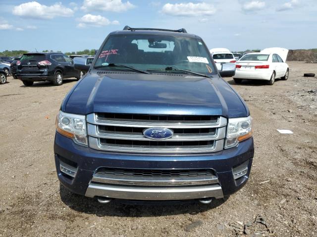 1FMJU1MT8GEF14576 - 2016 FORD EXPEDITION PLATINUM BLUE photo 5