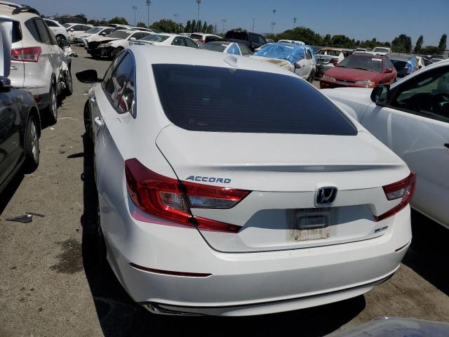 1HGCV3F10MA010030 - 2021 HONDA ACCORD HYBRID WHITE photo 6