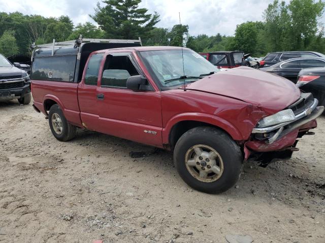 1GCDT19X238210345 - 2003 CHEVROLET S TRUCK S10 RED photo 4