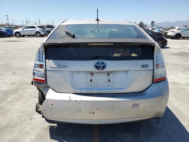 JTDKN3DUXA0051841 - 2010 TOYOTA PRIUS SILVER photo 6