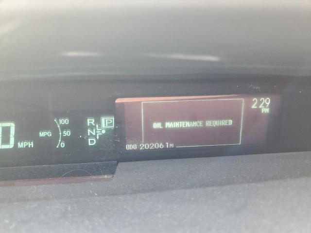 JTDKN3DUXA0051841 - 2010 TOYOTA PRIUS SILVER photo 9