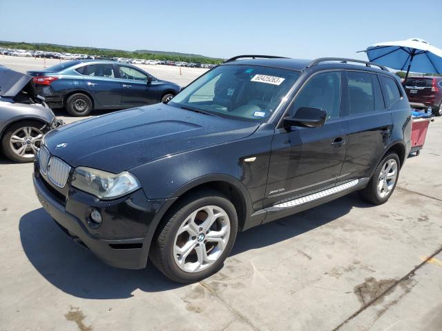 WBXPC9C49AWJ34581 - 2010 BMW X3 XDRIVE30I BLACK photo 1