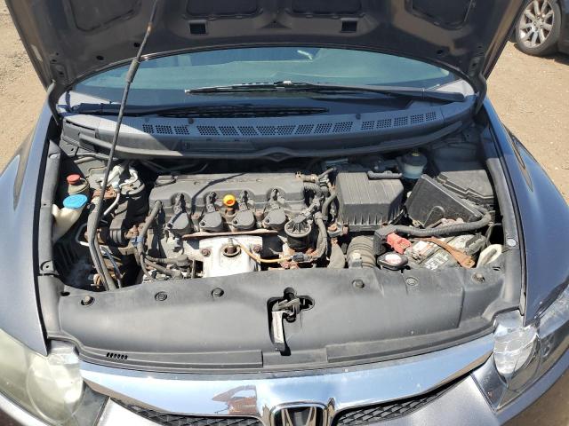 2HGFA1F65AH312449 - 2010 HONDA CIVIC LX-S Մոխրագույն լուսանկար 11