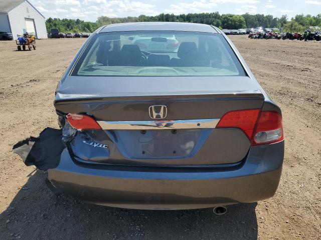 2HGFA1F65AH312449 - 2010 HONDA CIVIC LX-S Մոխրագույն լուսանկար 6