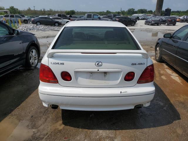 JT8BL69S510001720 - 2001 LEXUS GS 430 WHITE photo 6