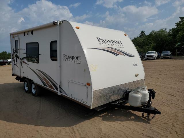 4YDT19521ET413945 - 2014 KEYSTONE PASSPORT WHITE photo 1
