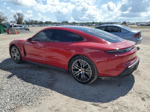 WP0AB2Y13MSA42781 - 2021 PORSCHE TAYCAN 4S RED photo 2