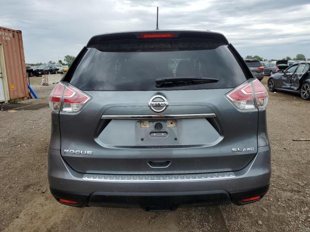 5N1AT2MV4FC805502 - 2015 NISSAN ROGUE S GRAY photo 6