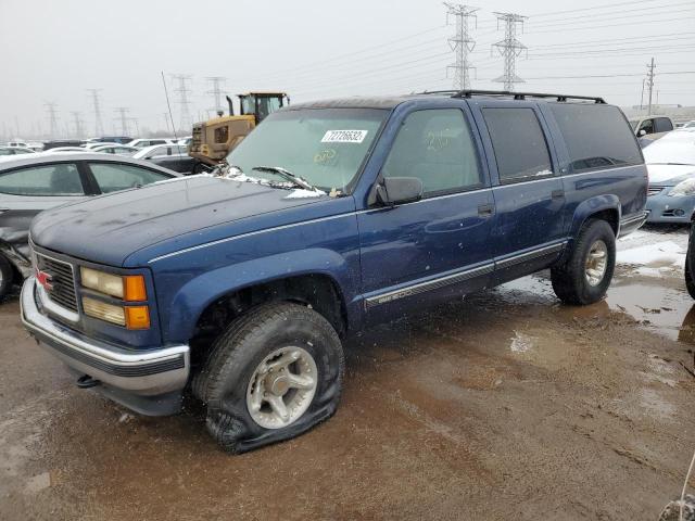 1GKFK16K9SJ762909 - 1995 GMC SUBURBAN K1500 BLUE photo 1