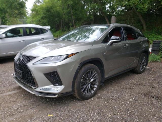 2T2YZMDA8MC300654 - 2021 LEXUS RX 350 F-SPORT SILVER photo 1