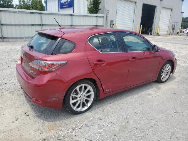 JTHKD5BH6D2130015 - 2013 LEXUS CT 200 RED photo 3